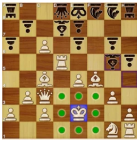 Spostamento del re negli scacchi